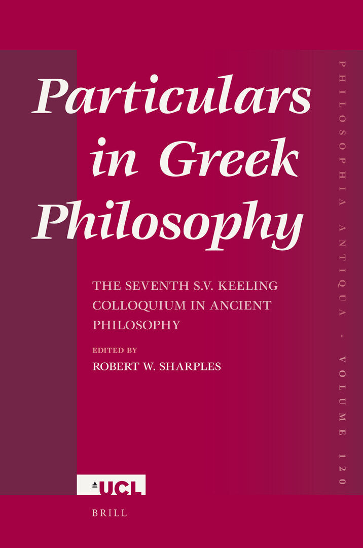 Cover image for Particulars in Greek Philosophy ISBN 9789004181267