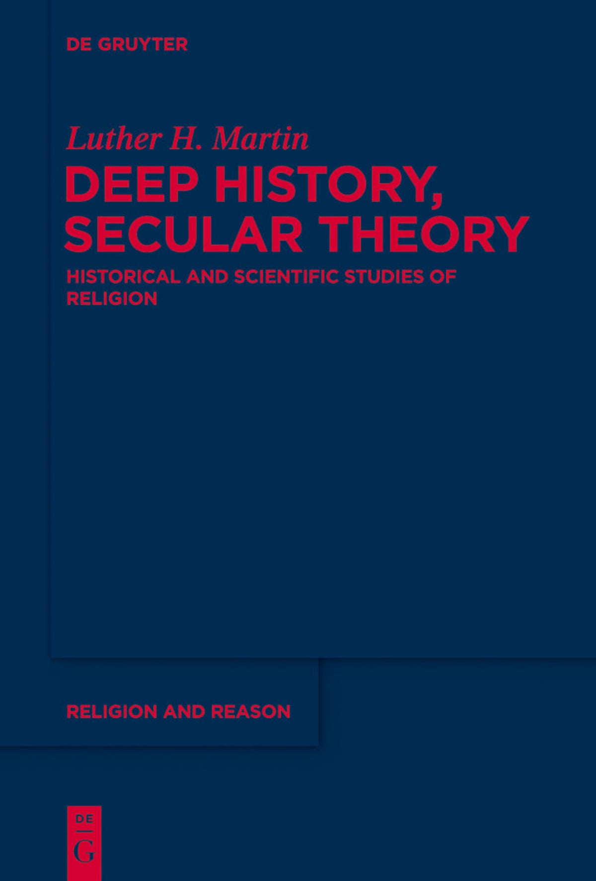 Cover image for Deep History, Secular Theory ISBN 9781614516194