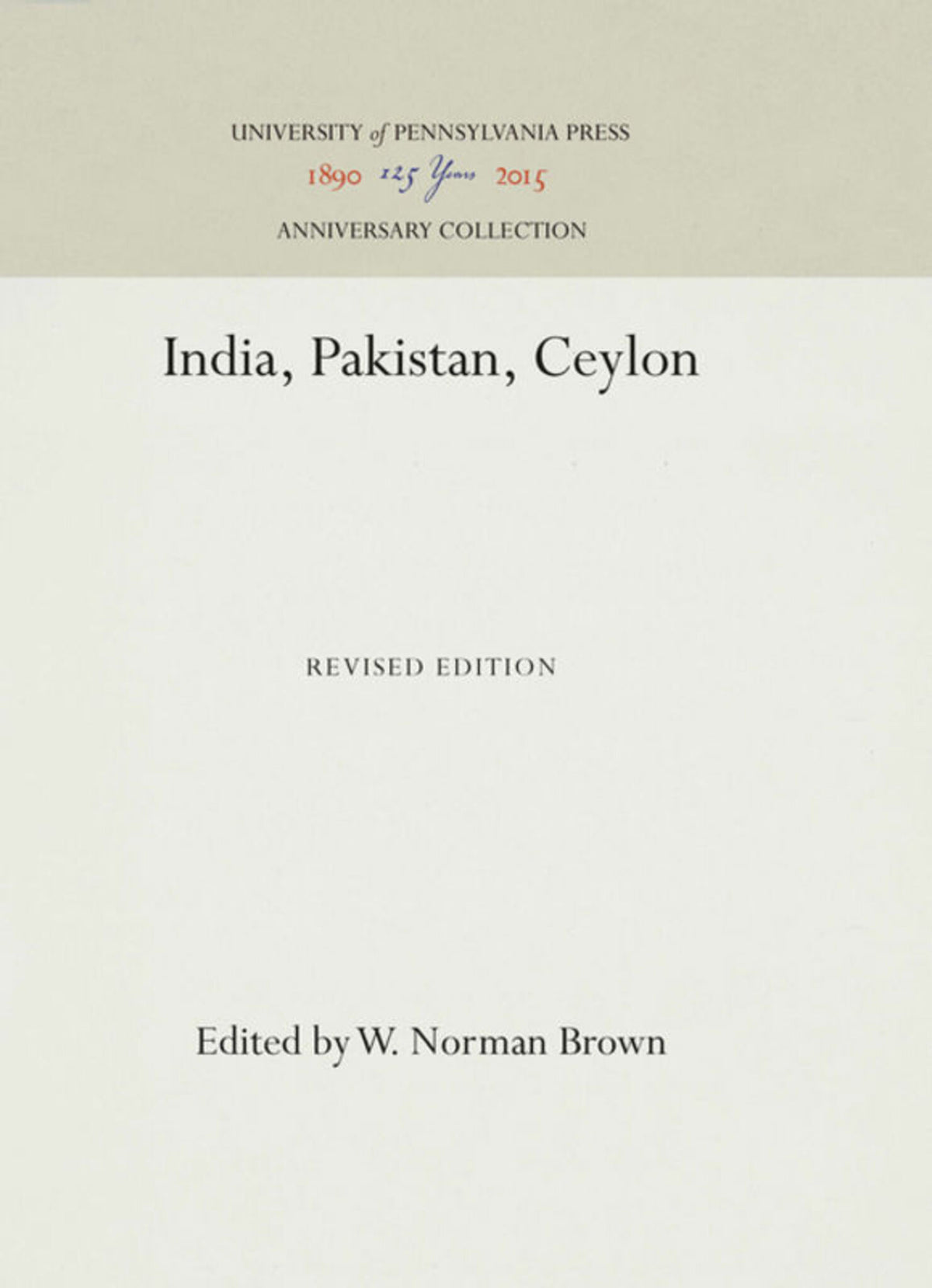 India, Pakistan, Ceylon