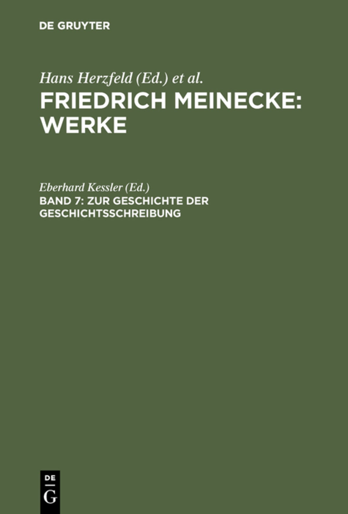 Cover image for Zur Geschichte der Geschichtsschreibung ISBN 9783486469721