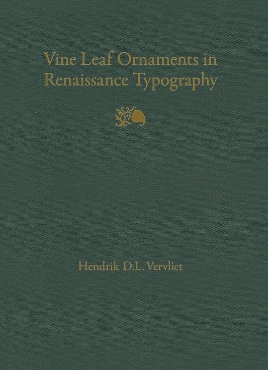 Vine Leaf Ornaments in Renaissance Typography: A Survey