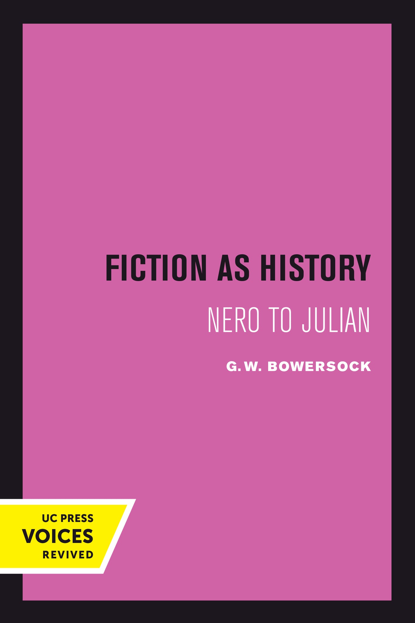 Cover image for Fiction as History ISBN 9780520377677