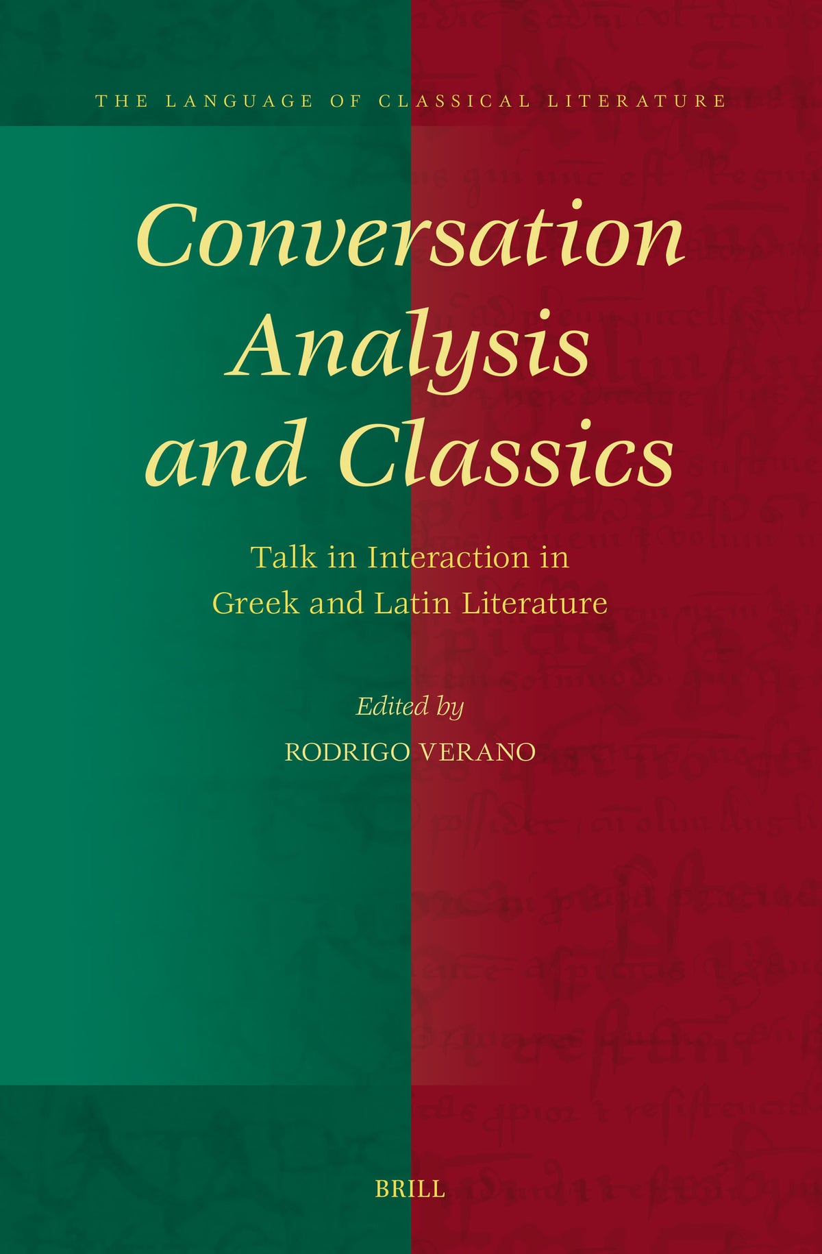 Cover image for Conversation Analysis and Classics ISBN 9789004764378