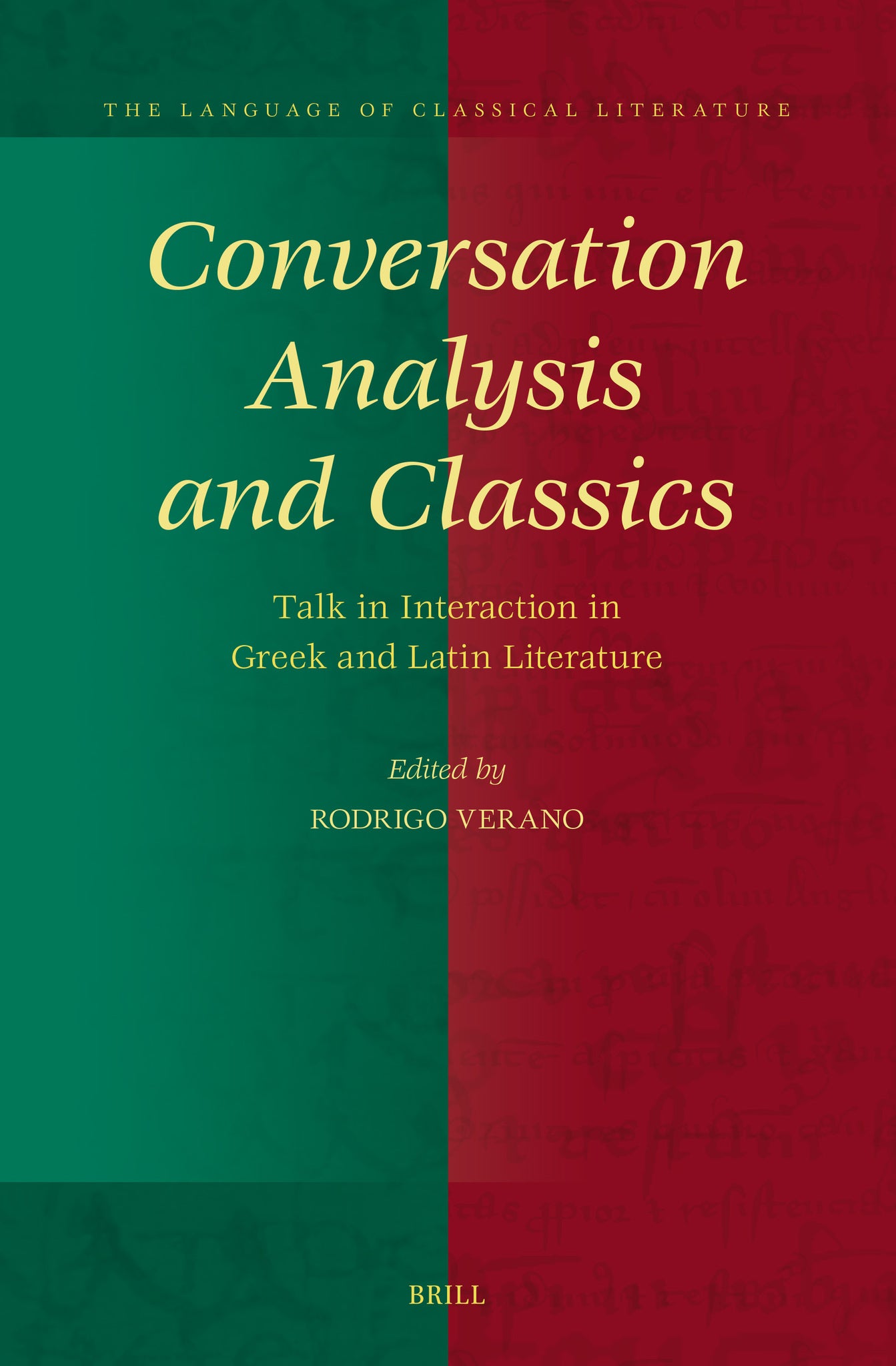 Cover image for Conversation Analysis and Classics ISBN 9789004764378