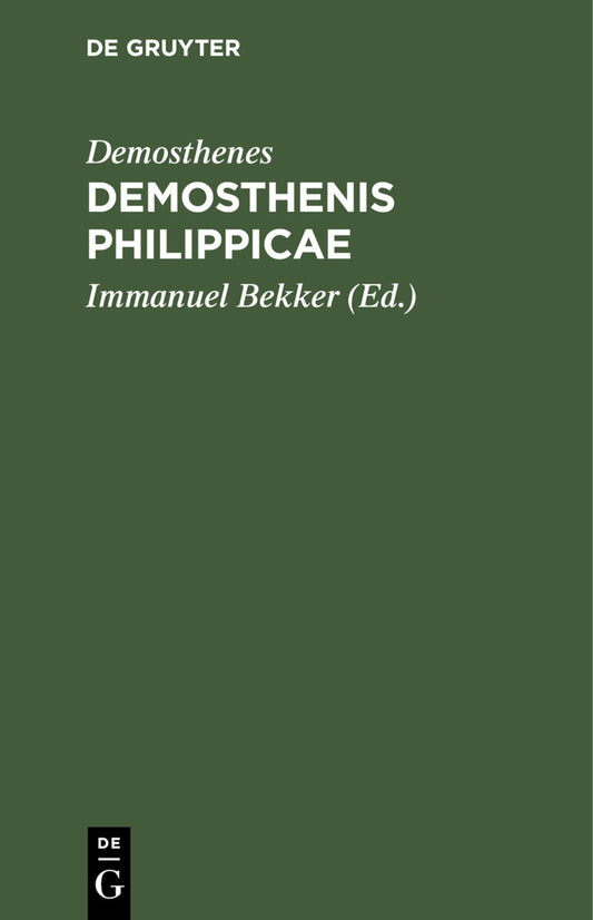Demosthenis Philippicae