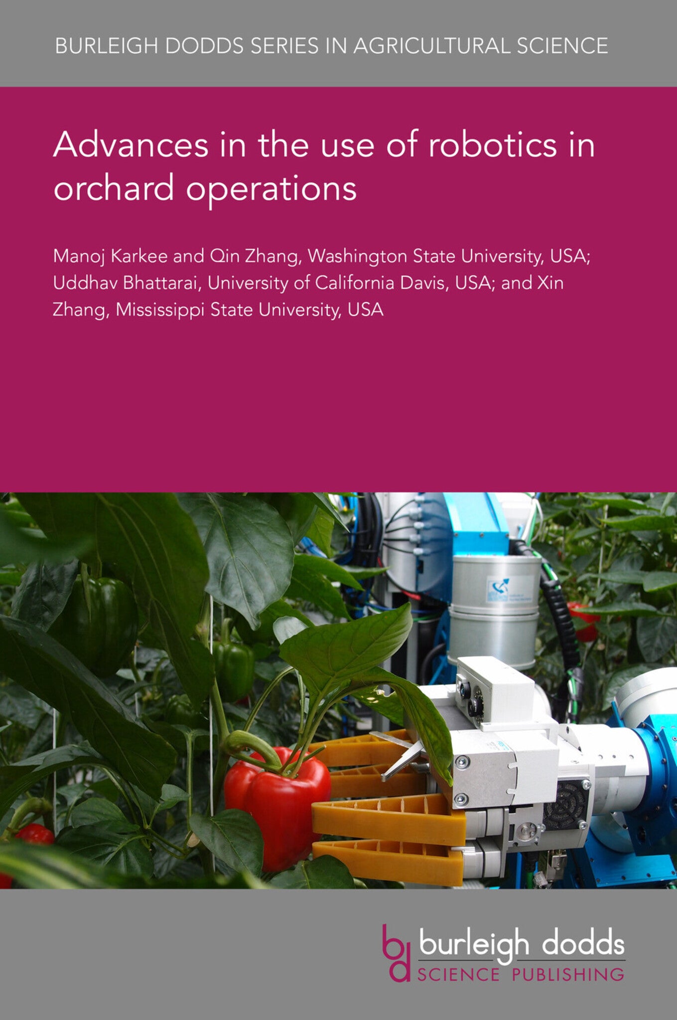 Cover image for Advances in the use of robotics in orchard operations ISBN 9781835451359