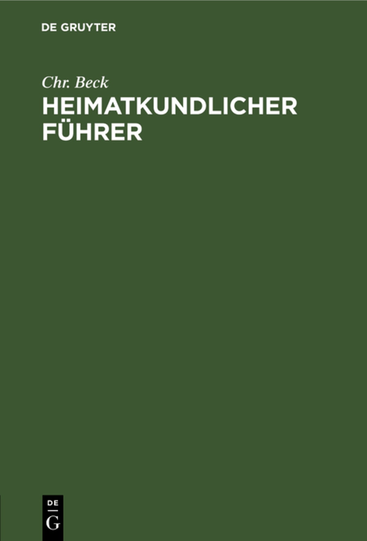 Heimatkundlicher Führer
