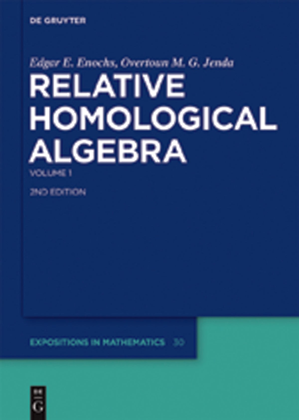 Cover image for Relative Homological Algebra ISBN 9783110215205