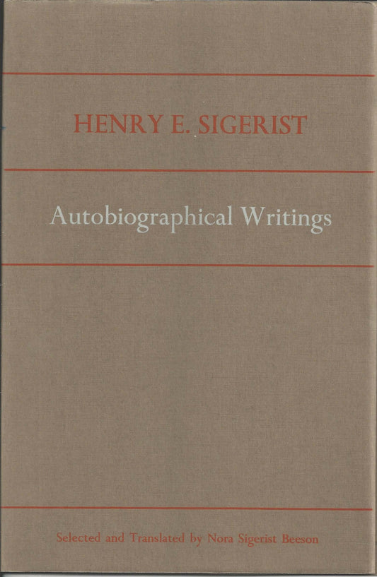 Autobiographical Writings