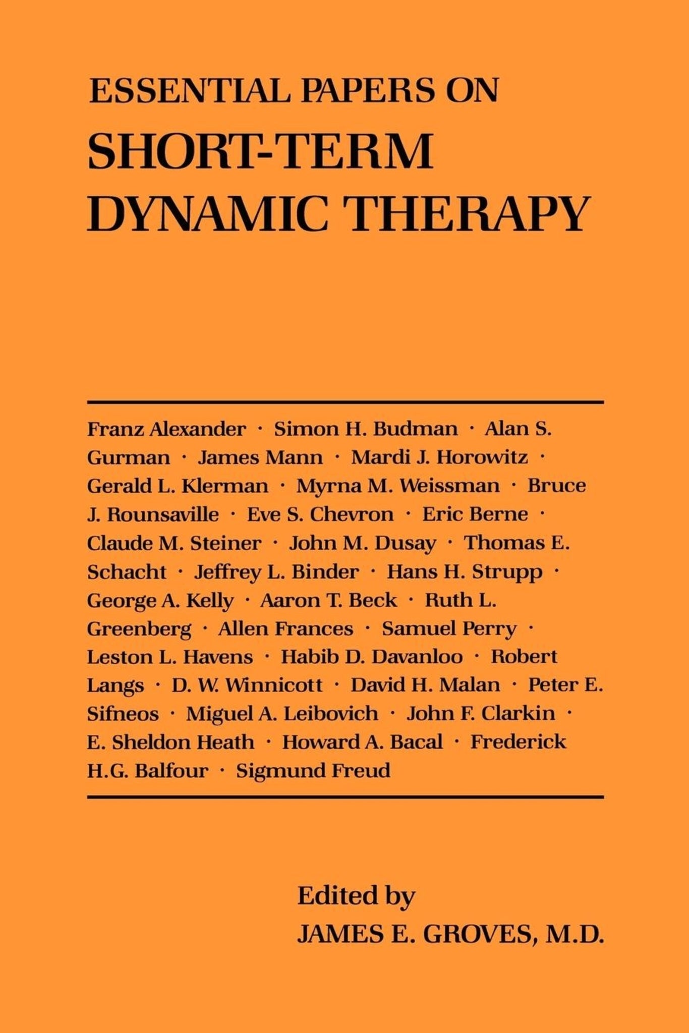 Cover image for Essential Papers on Short-Term Dynamic Therapy ISBN 9780814730836