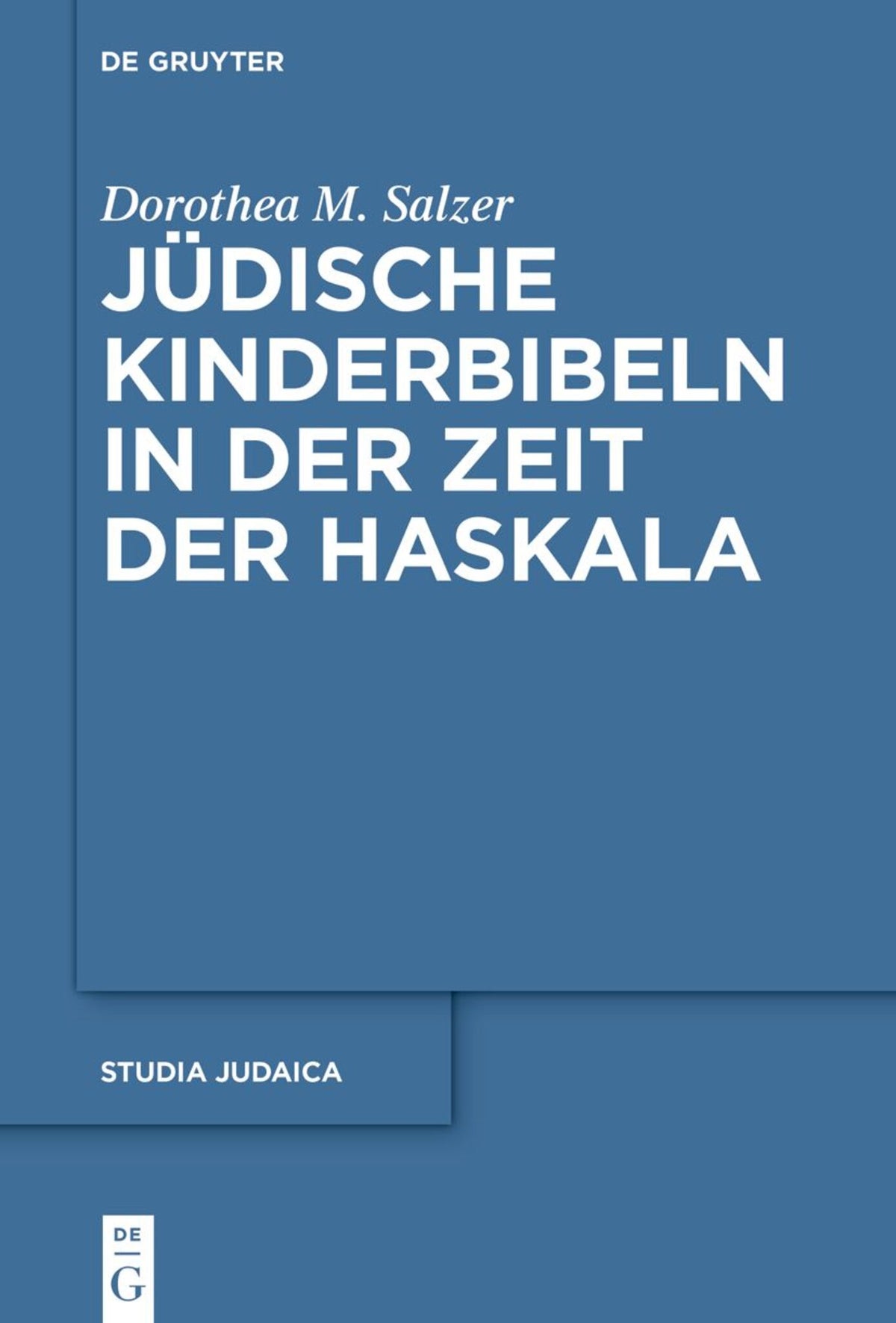 Cover image for Jüdische Kinderbibeln in der Zeit der Haskala ISBN 9783111061405