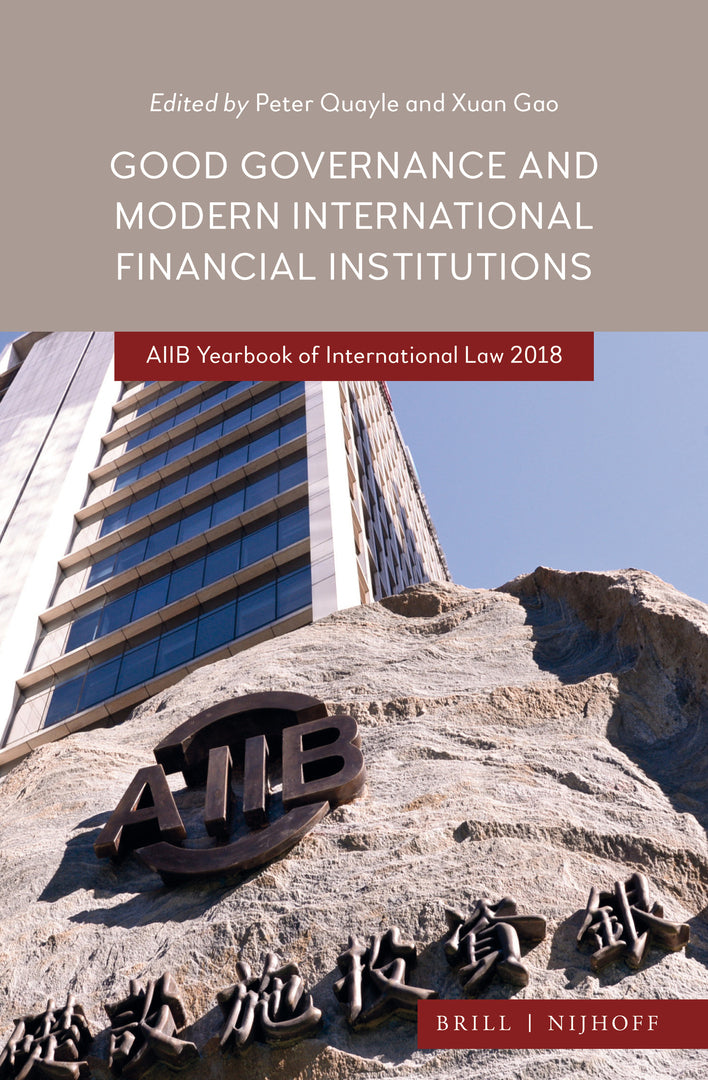 Cover image for Good Governance and Modern International Financial Institutions ISBN 9789004398016