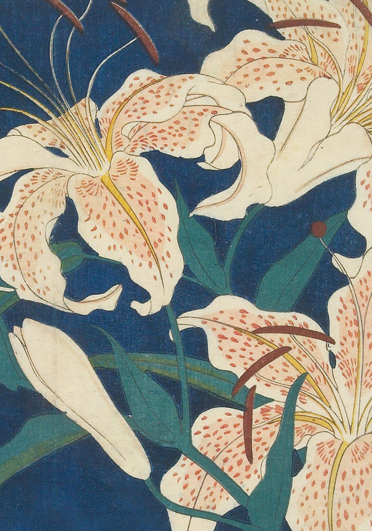 Cover image for Hiroshige Spotted Lilies Dotted Paperback Journal ISBN 9780804855648