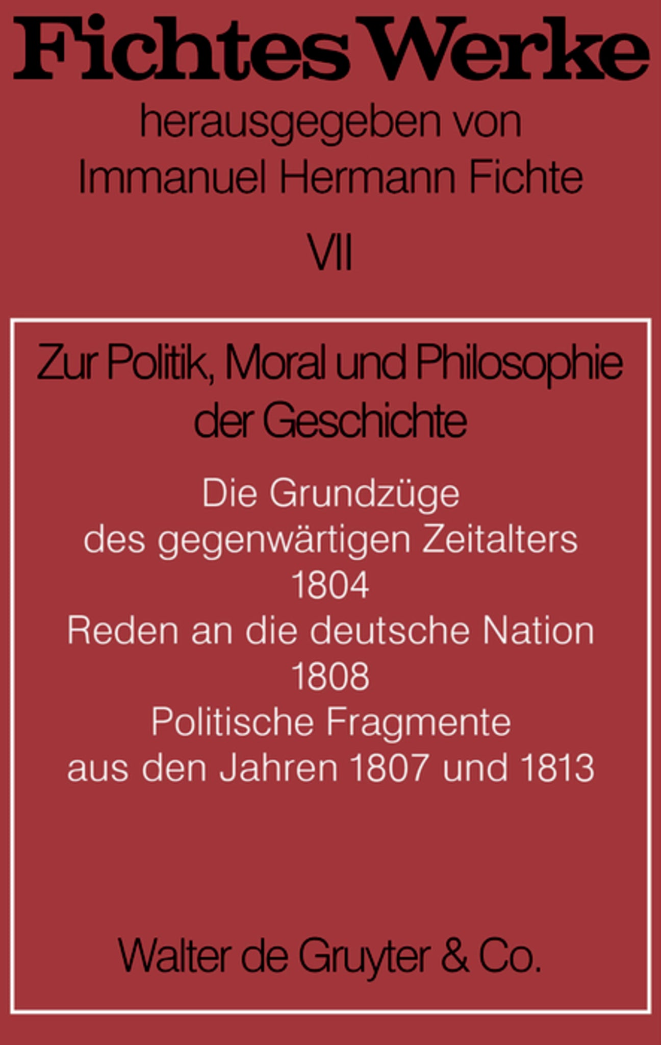 Zur Politik, Moral und Philosophie der Geschichte