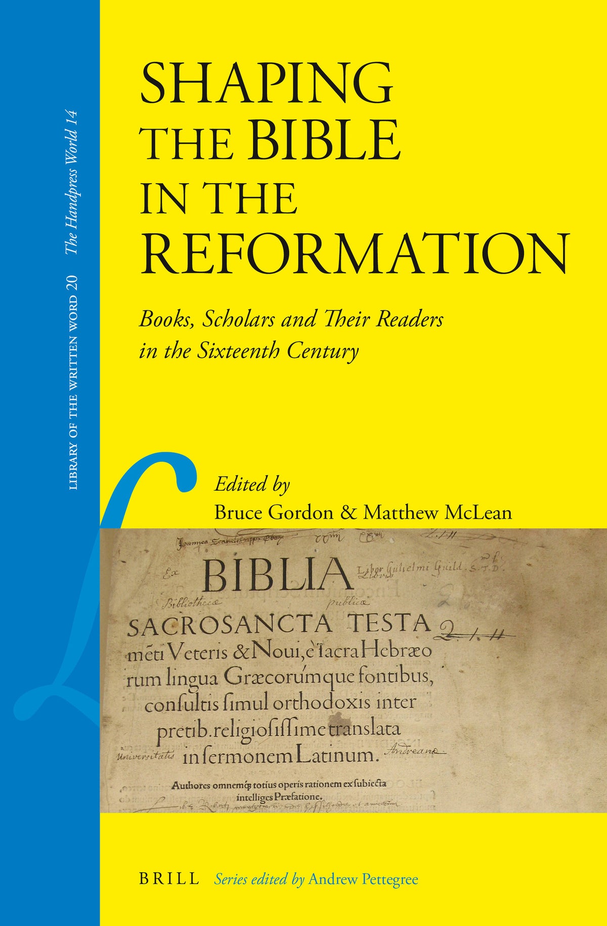 Cover image for Shaping the Bible in the Reformation ISBN 9789004229471