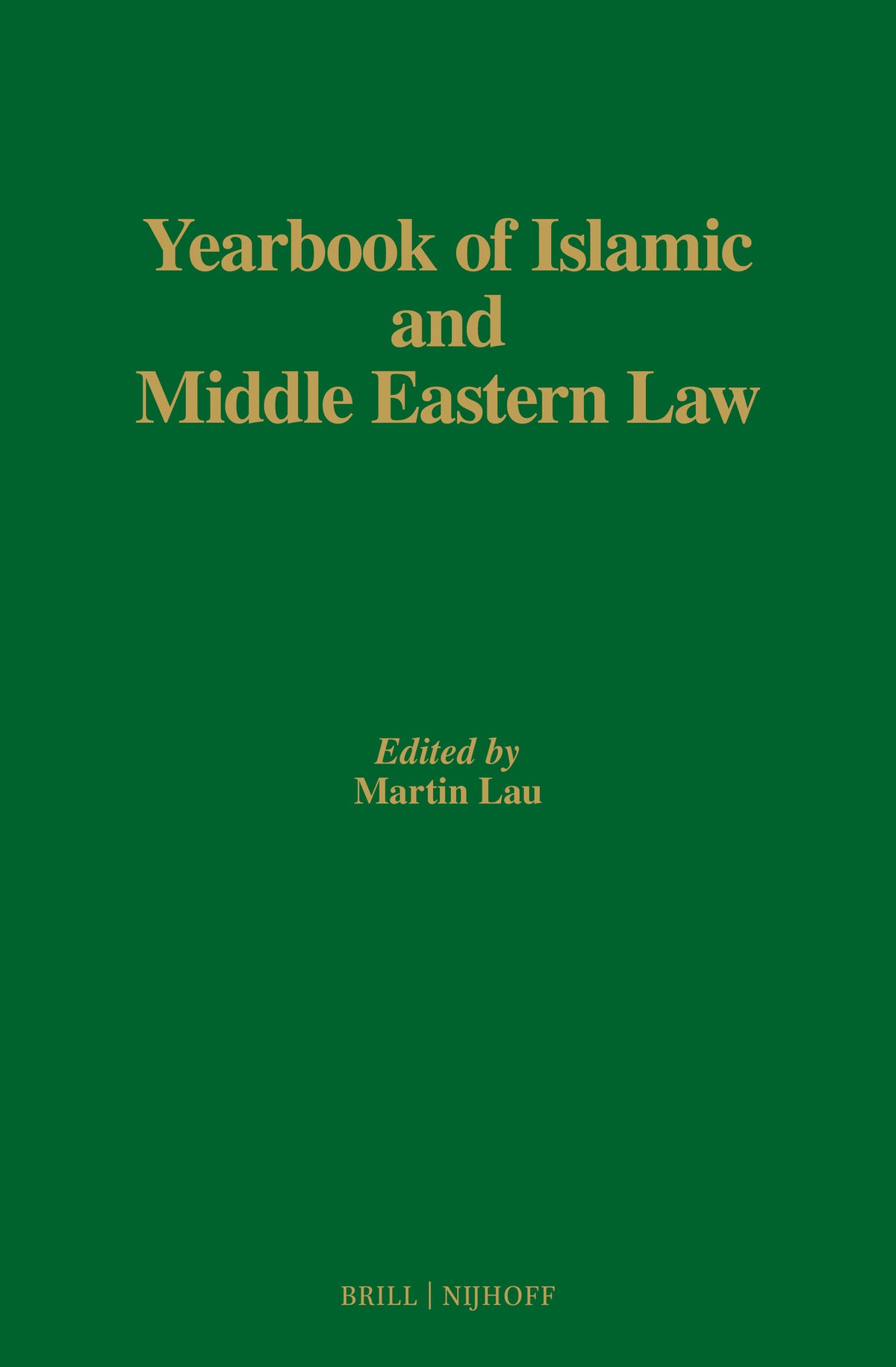 Cover image for Yearbook of Islamic and Middle Eastern Law, Volume 23 (2023) ISBN 9789004545229