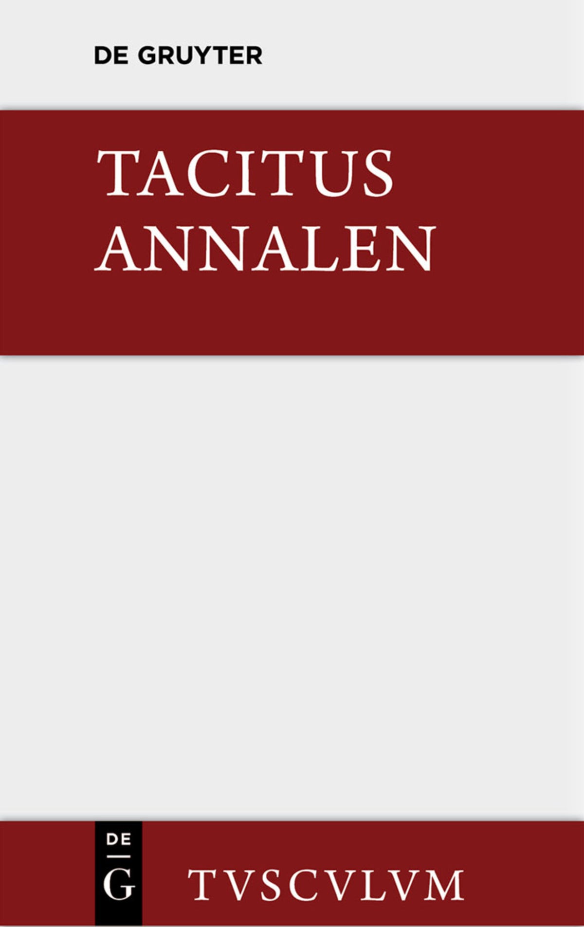 Cover image for Annalen ISBN 9783110355482