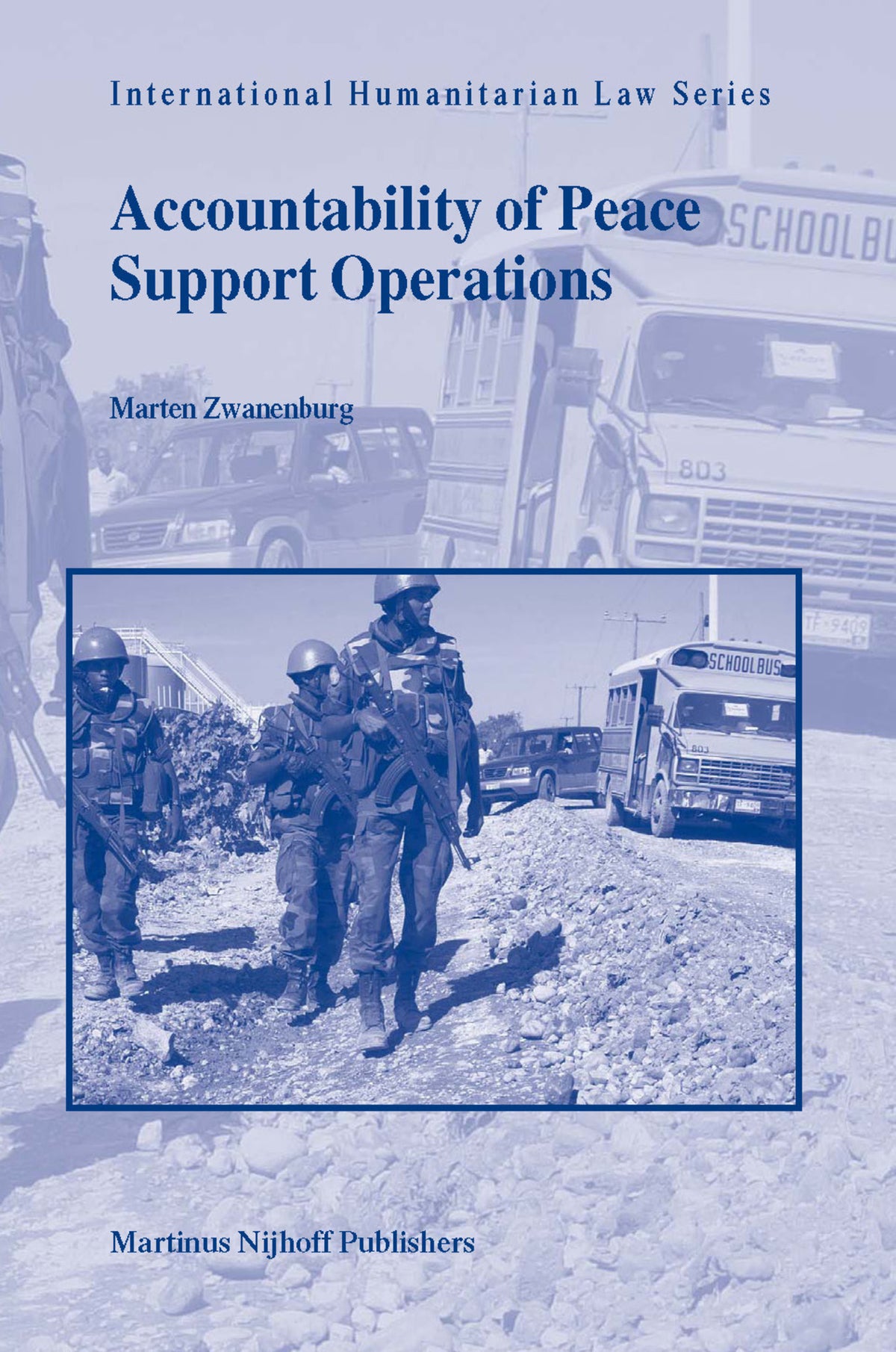 Cover image for Accountability of Peace Support Operations ISBN 9789004143500