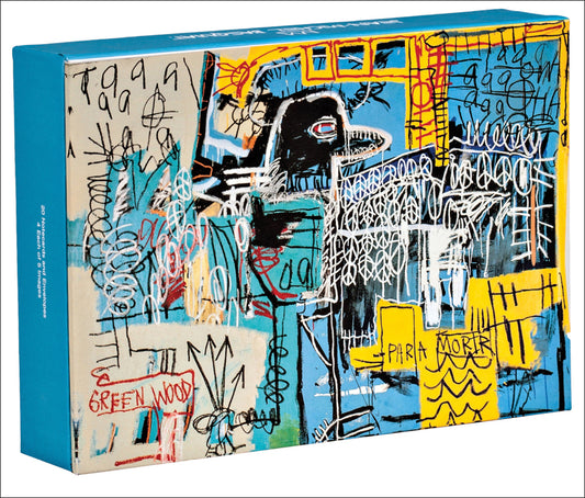 teNeues - FlipTop: Jean-Michel Basquiat Notecards, 20 Full Color Notecards, 20 Classic White Envelopes, Keepsake Box, FlipTop Magnet Enclosure, The New Abnormal, The Strokes, Basquiat