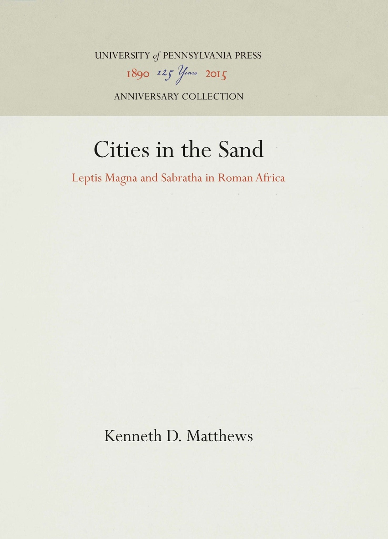 Cities in the Sand