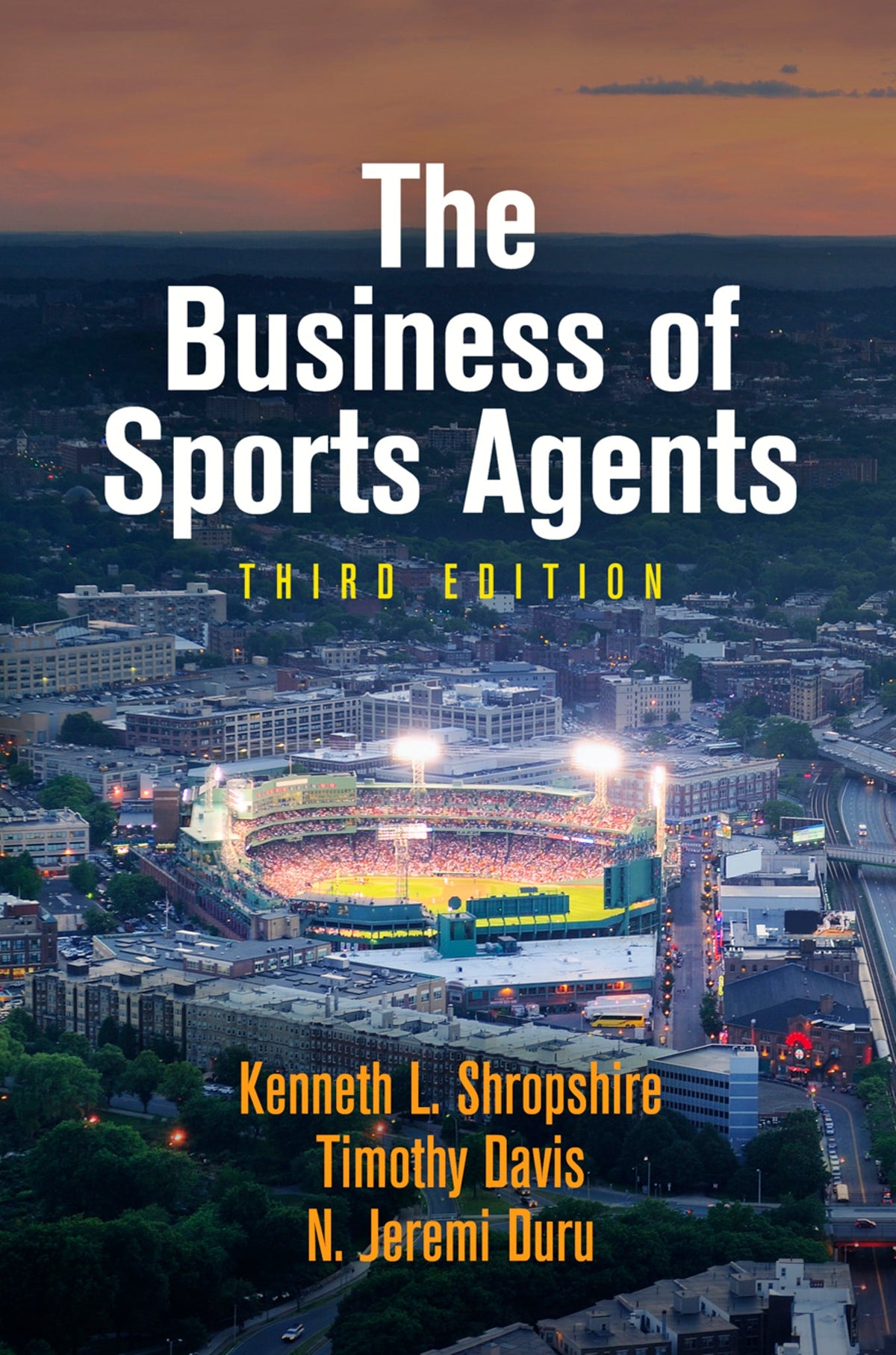 Cover image for The Business of Sports Agents ISBN 9780812292794