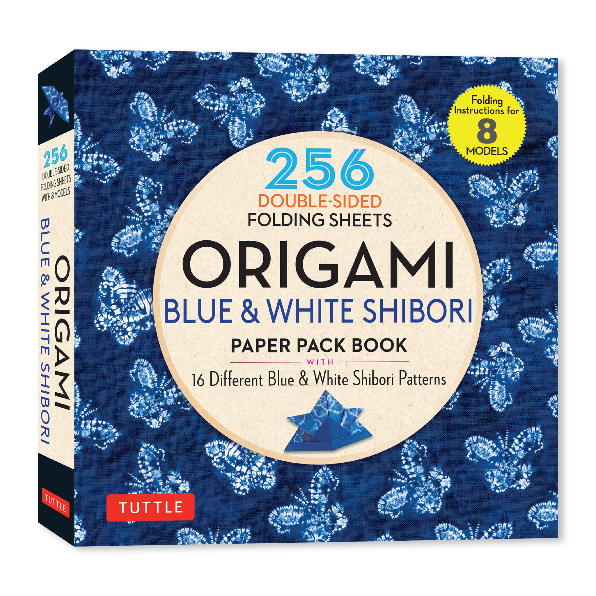 Cover image for Origami Blue & White Shibori Paper Pack Book ISBN 9780804859622
