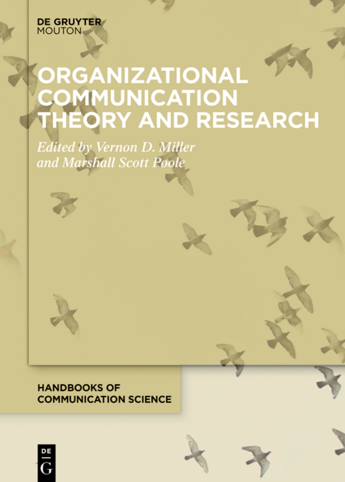 Cover image for Organizational Communication Theory and Research ISBN 9783110718393