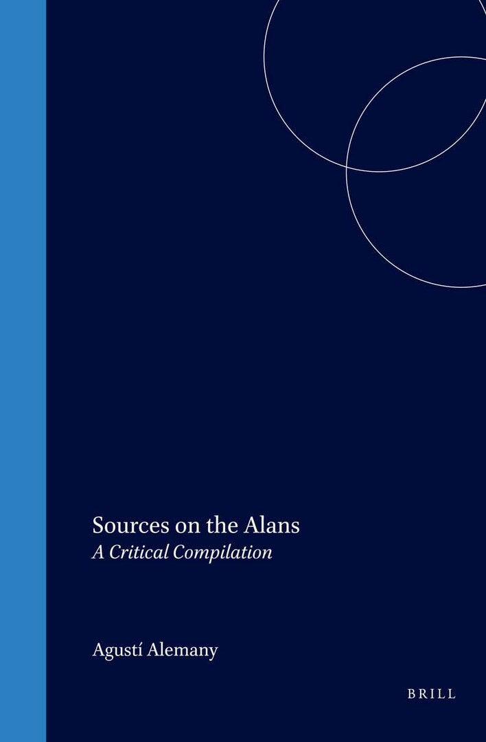 Cover image for Sources on the Alans ISBN 9789004114425