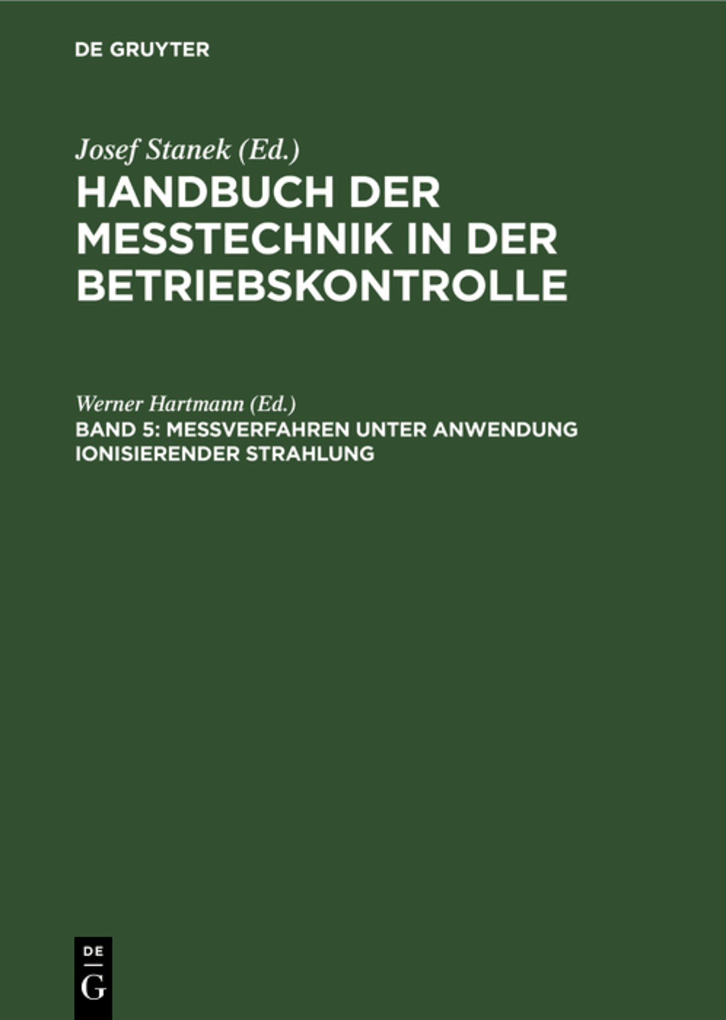Messverfahren unter Anwendung ionisierender Strahlung