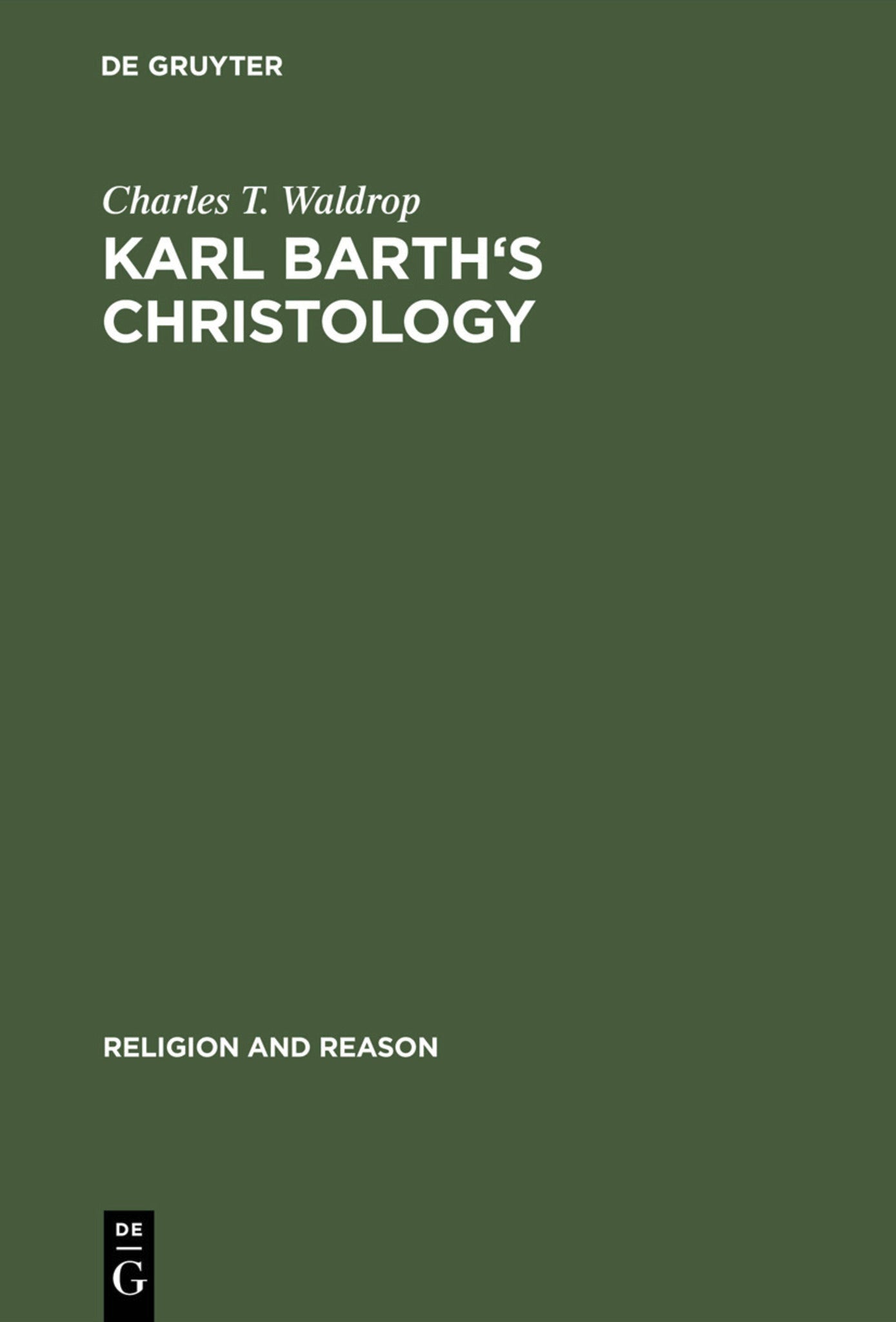 Karl Barth's Christology