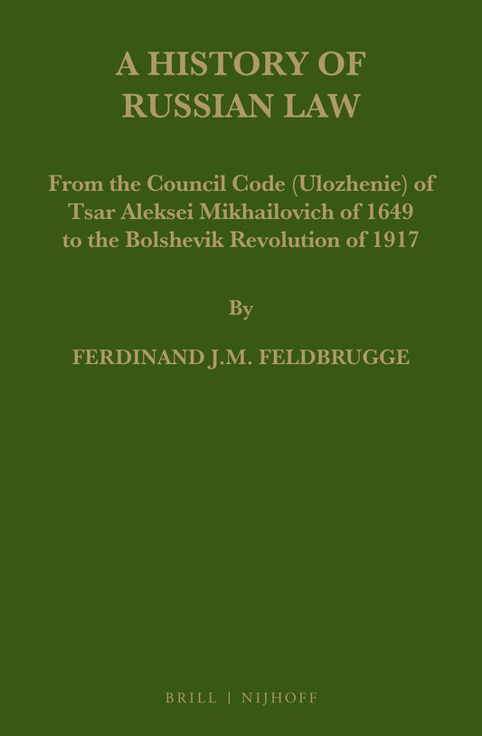 A History of Russian Law