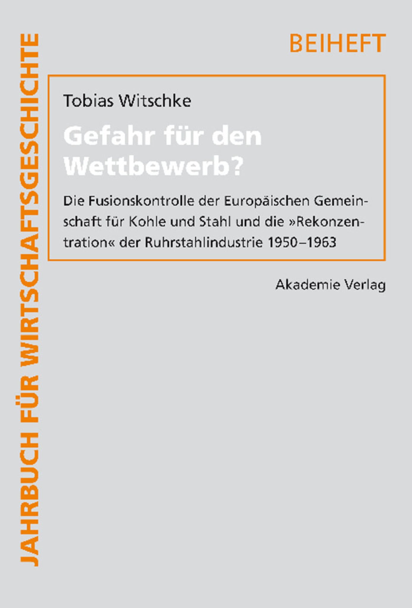 Gefahr für den Wettbewerb?