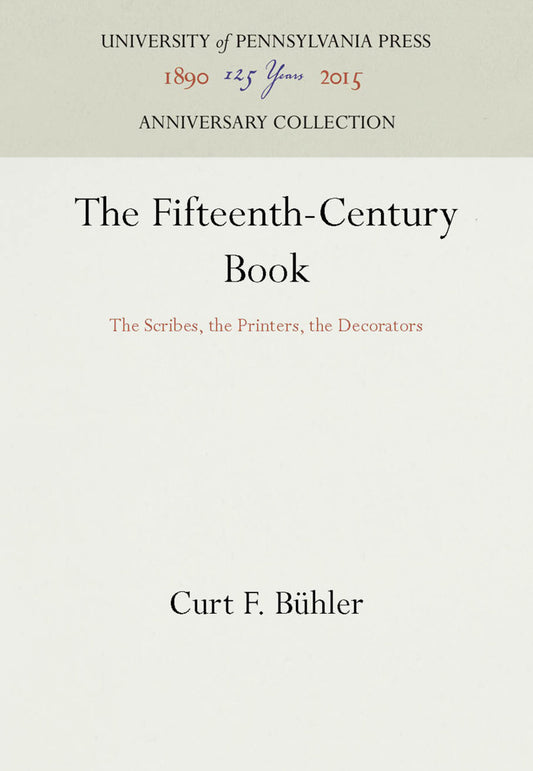 The Fifteenth-Century Book