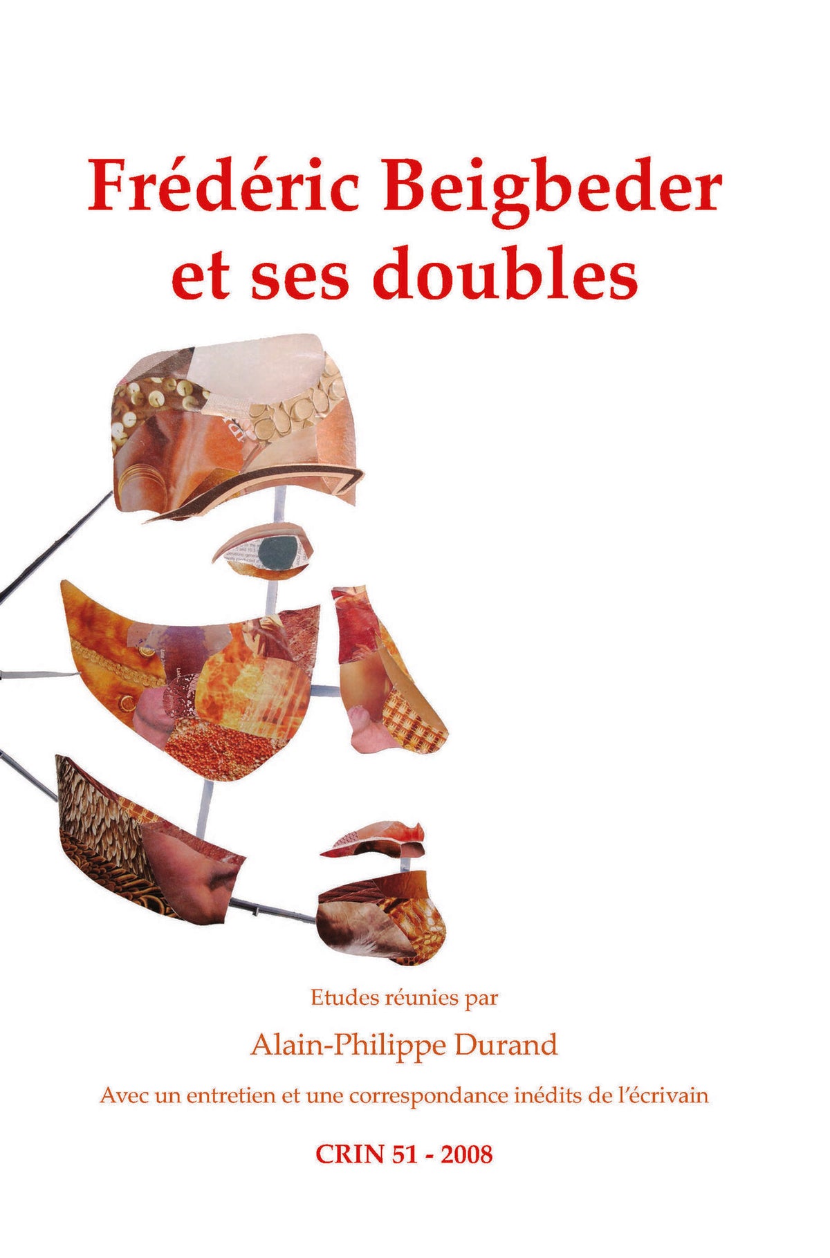 Cover image for Frédéric Beigbeder et ses doubles ISBN 9789042024724