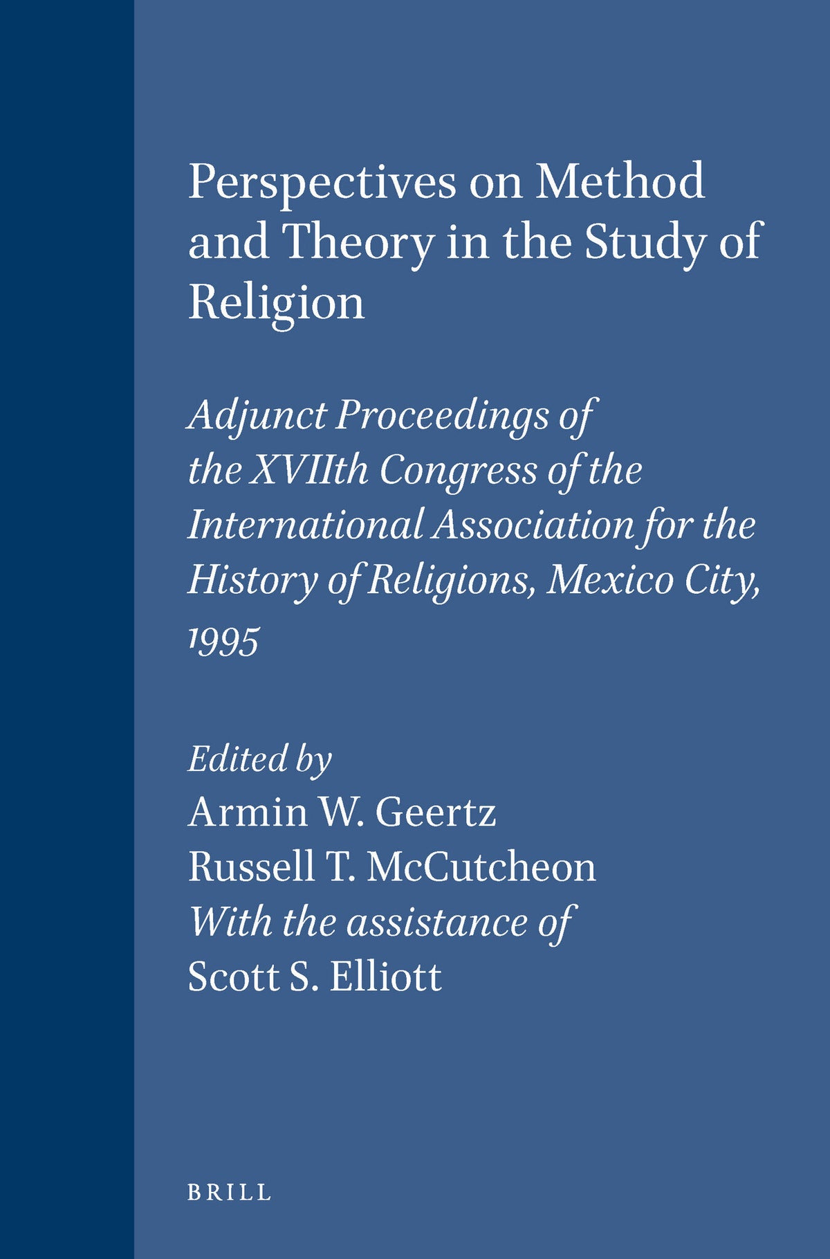 Cover image for Perspectives on Method and Theory in the Study of Religion ISBN 9789004118775
