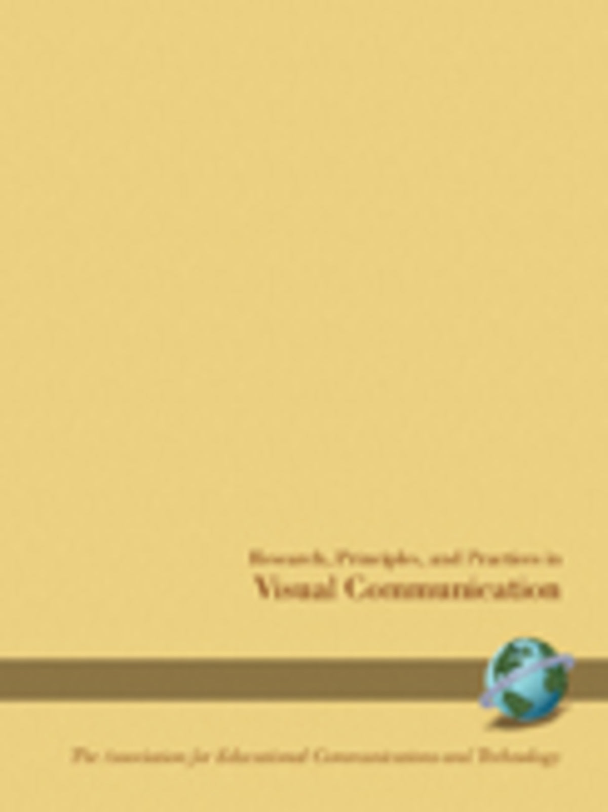 Cover image for Research, Principals and Practices in Visual Communication ISBN 9781593111403