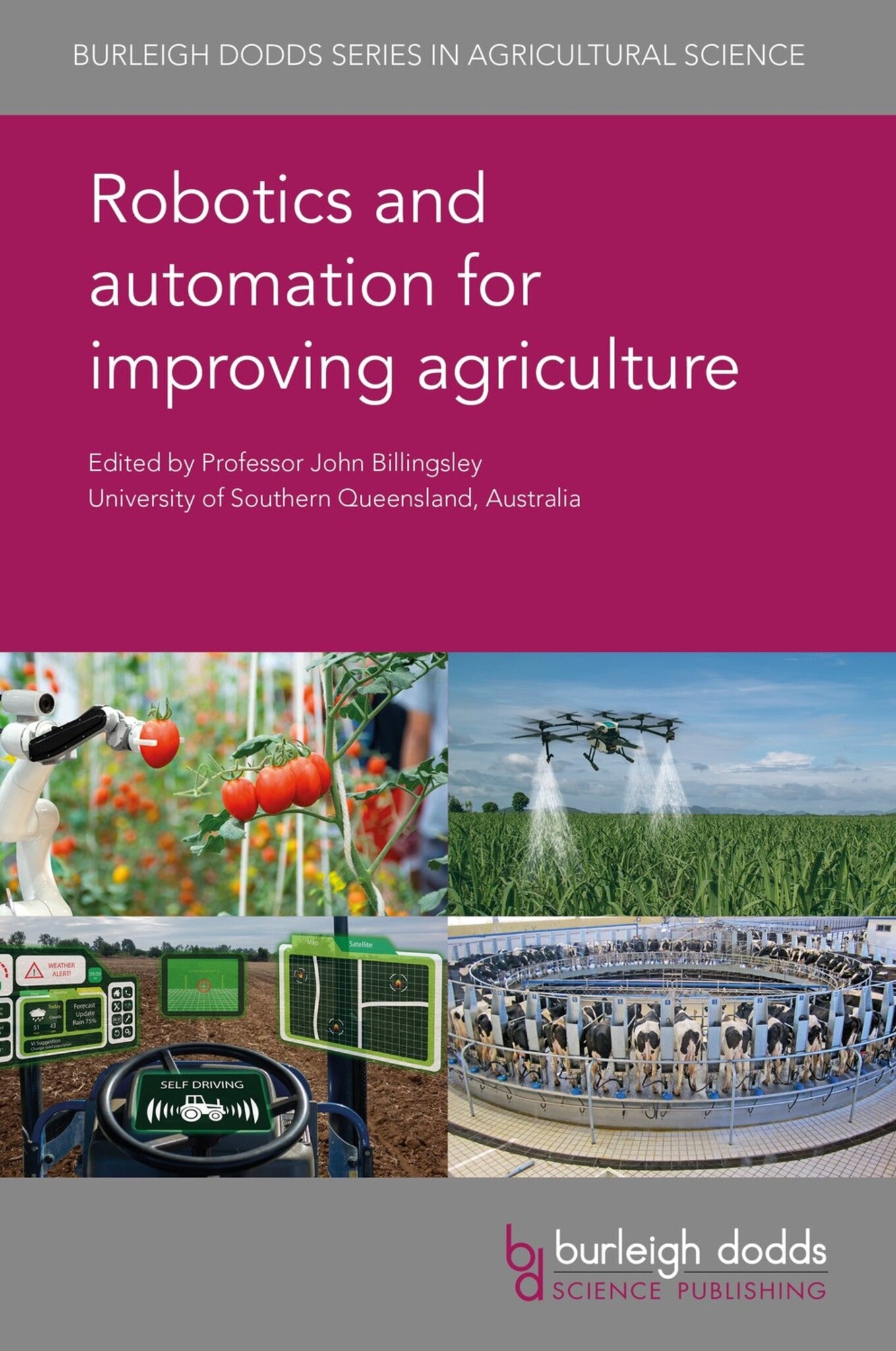Cover image for Robotics and automation for improving agriculture ISBN 9781786762726