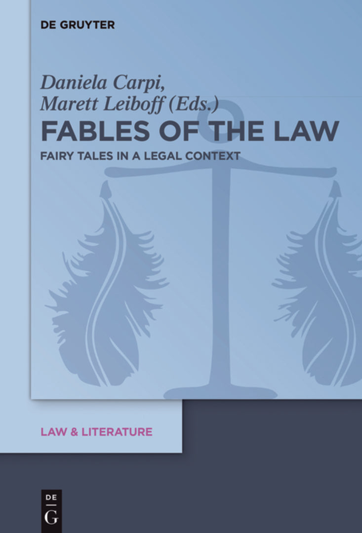 Cover image for Fables of the Law ISBN 9783110494723