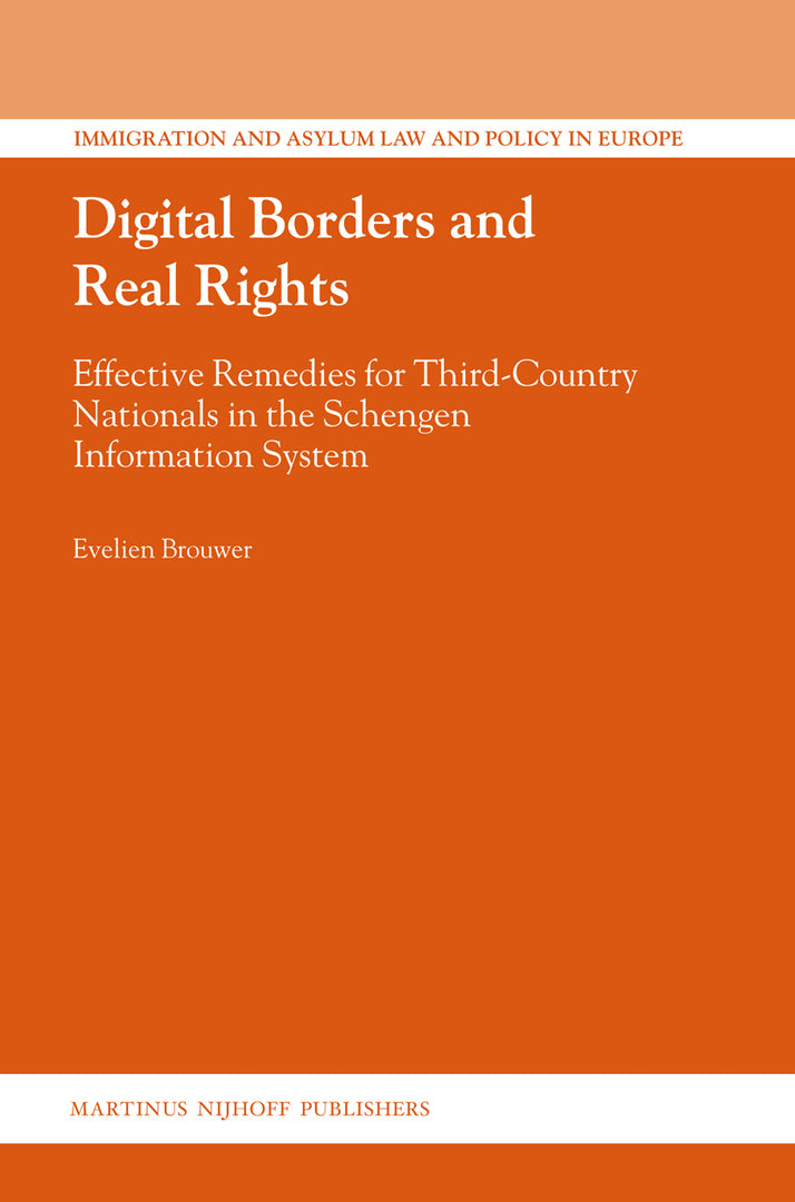 Cover image for Digital Borders and Real Rights ISBN 9789004165038