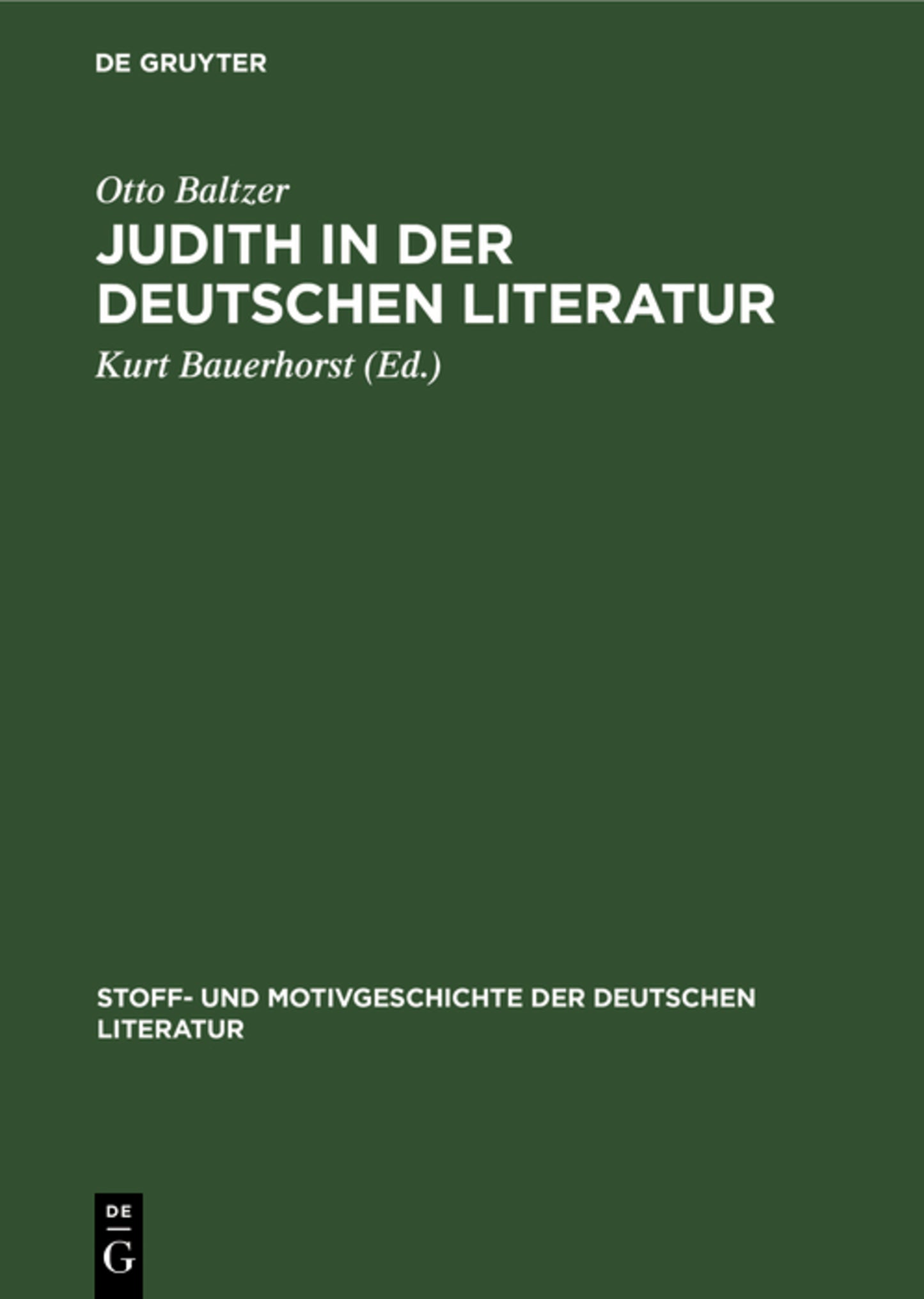 Judith in der deutschen Literatur