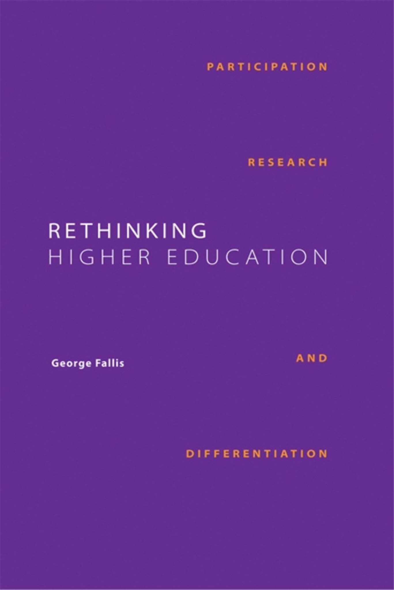 Cover image for Rethinking Higher Education ISBN 9781553393337