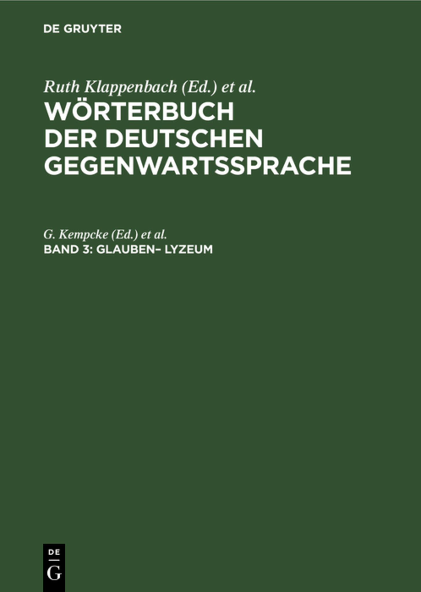 glauben– Lyzeum