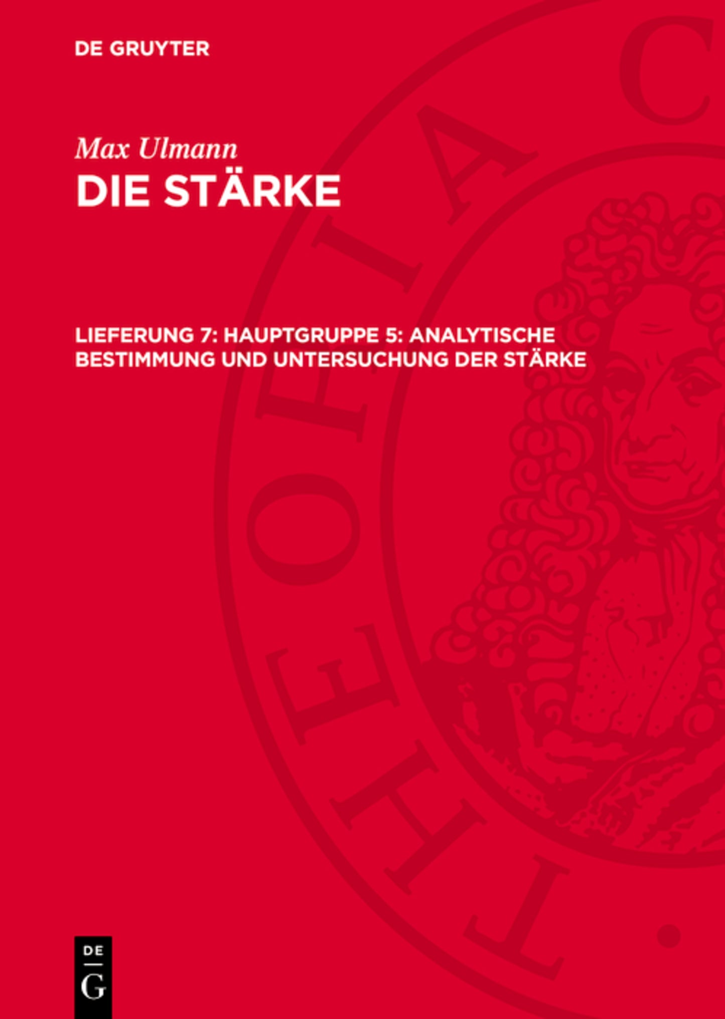 Hauptgruppe 5: Analytische Bestimmung und Untersuchung der Stärke