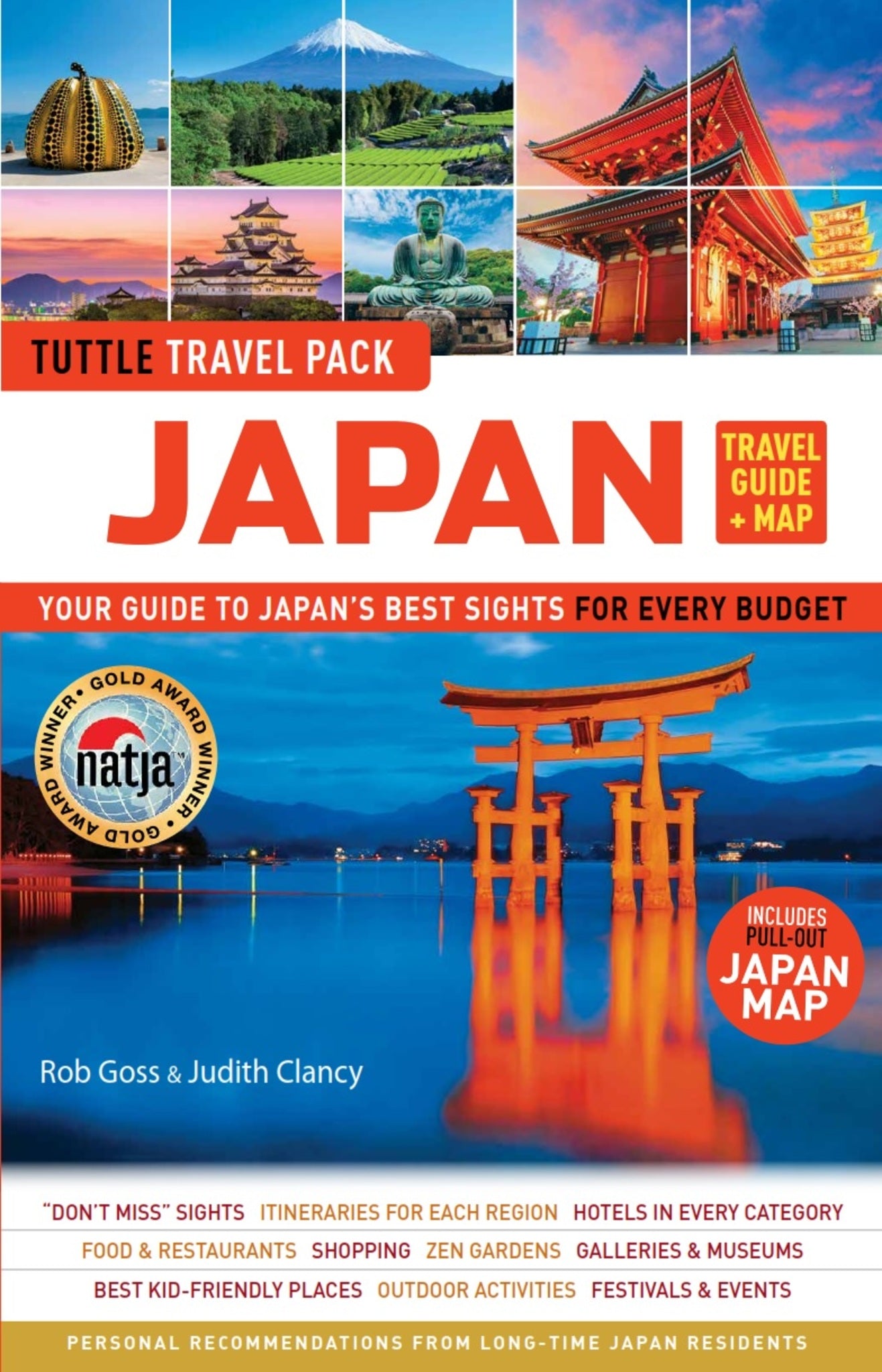 Japan Travel Guide + Map: Tuttle Travel Pack