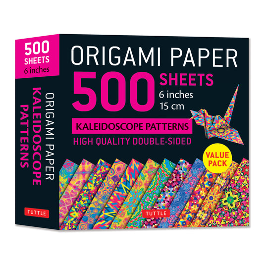 Origami Paper 500 sheets Kaleidoscope Patterns 6" (15 cm)