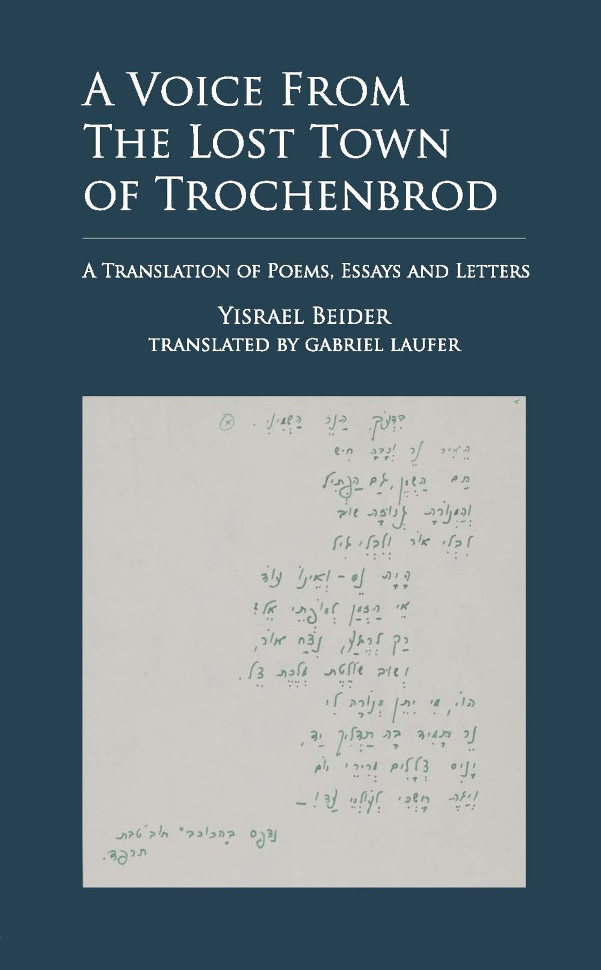 Cover image for A Voice from The Lost Town of Trochenbrod ISBN 9798887196626