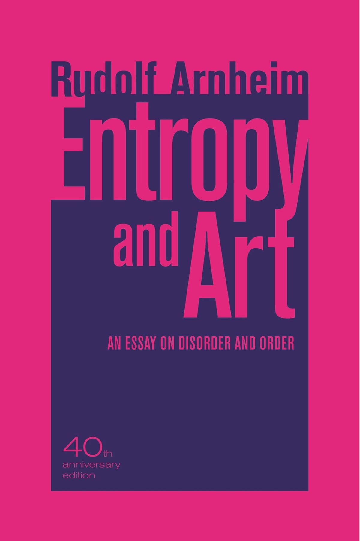 Cover image for Entropy and Art ISBN 9780520266001