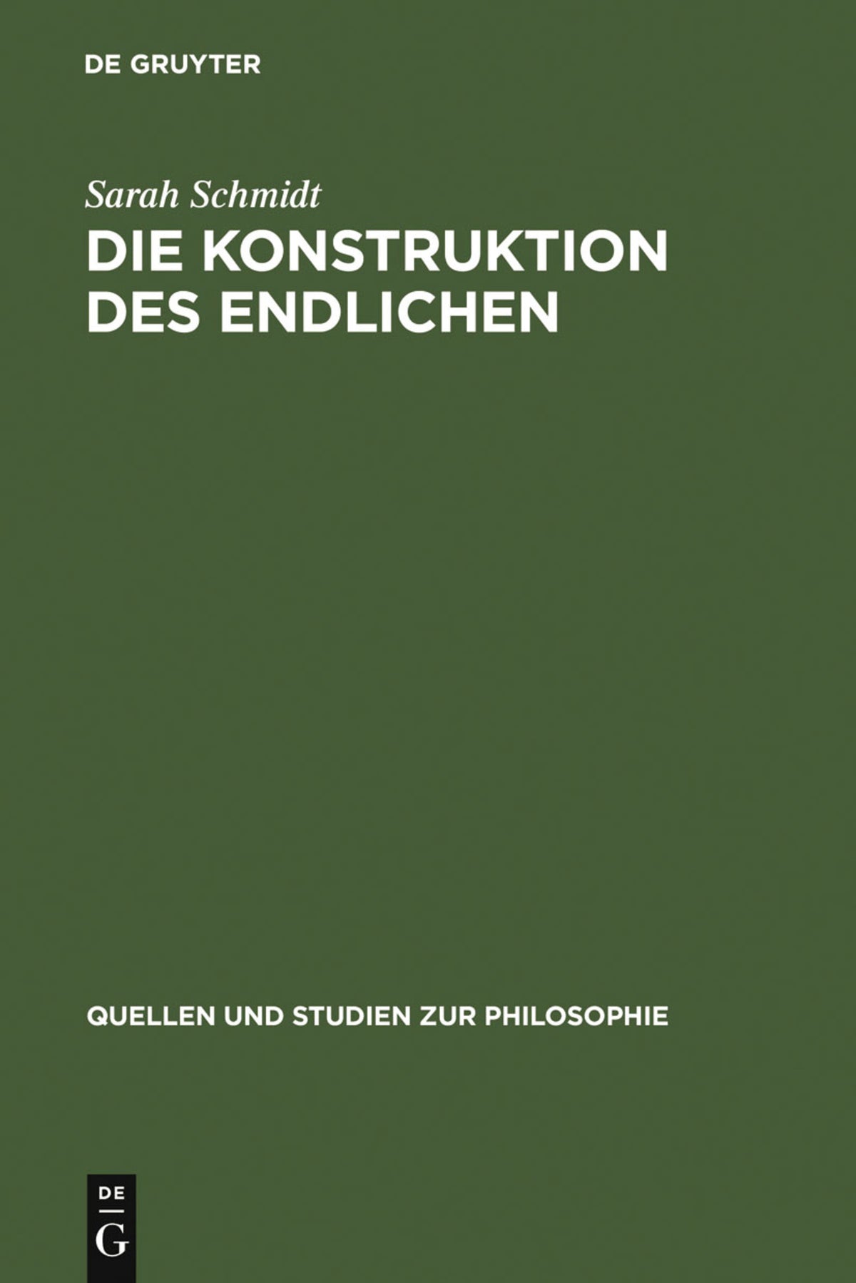 Die Konstruktion des Endlichen