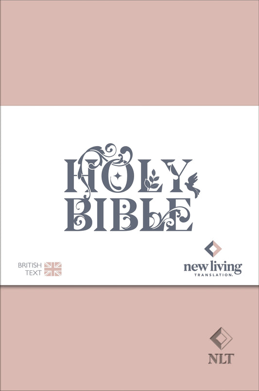 NLT Holy Bible, Pink Flexiback, Leather-Feel, Debossed Detailing, British Text, NLT New Living Translation, Flexiback, Standard size