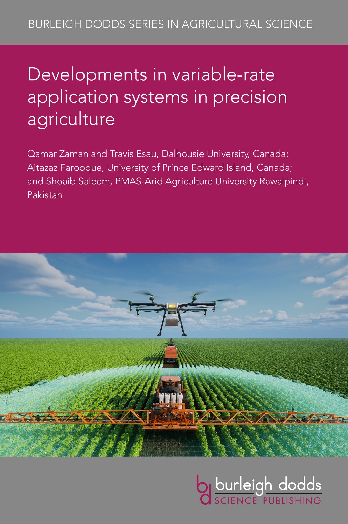 Cover image for Developments in variable-rate application systems in precision agriculture ISBN 9781835455340